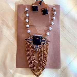 Aztec style necklace and earrings!